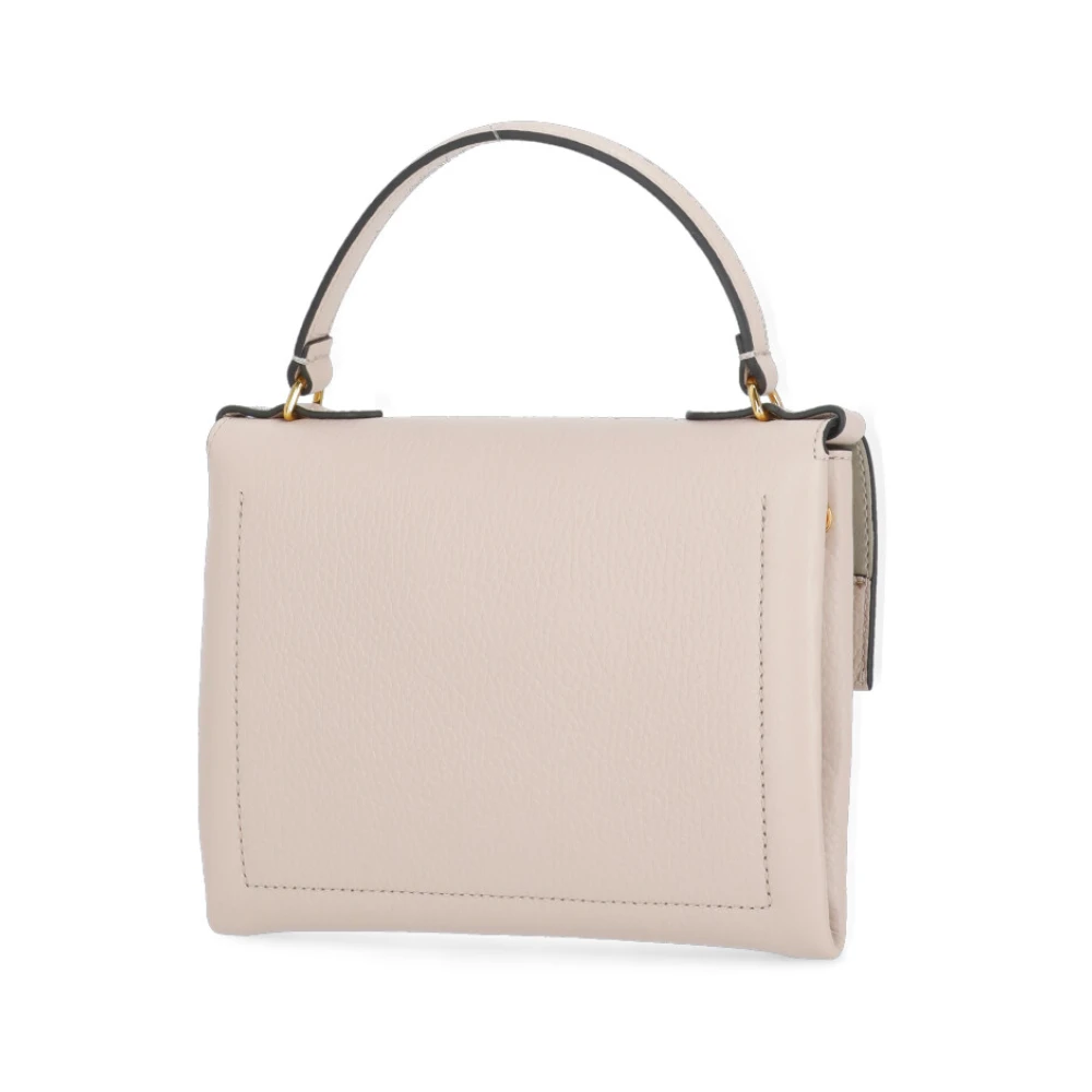 Coccinelle Roze Pebbled Leren Handtas voor Vrouw Pink Dames