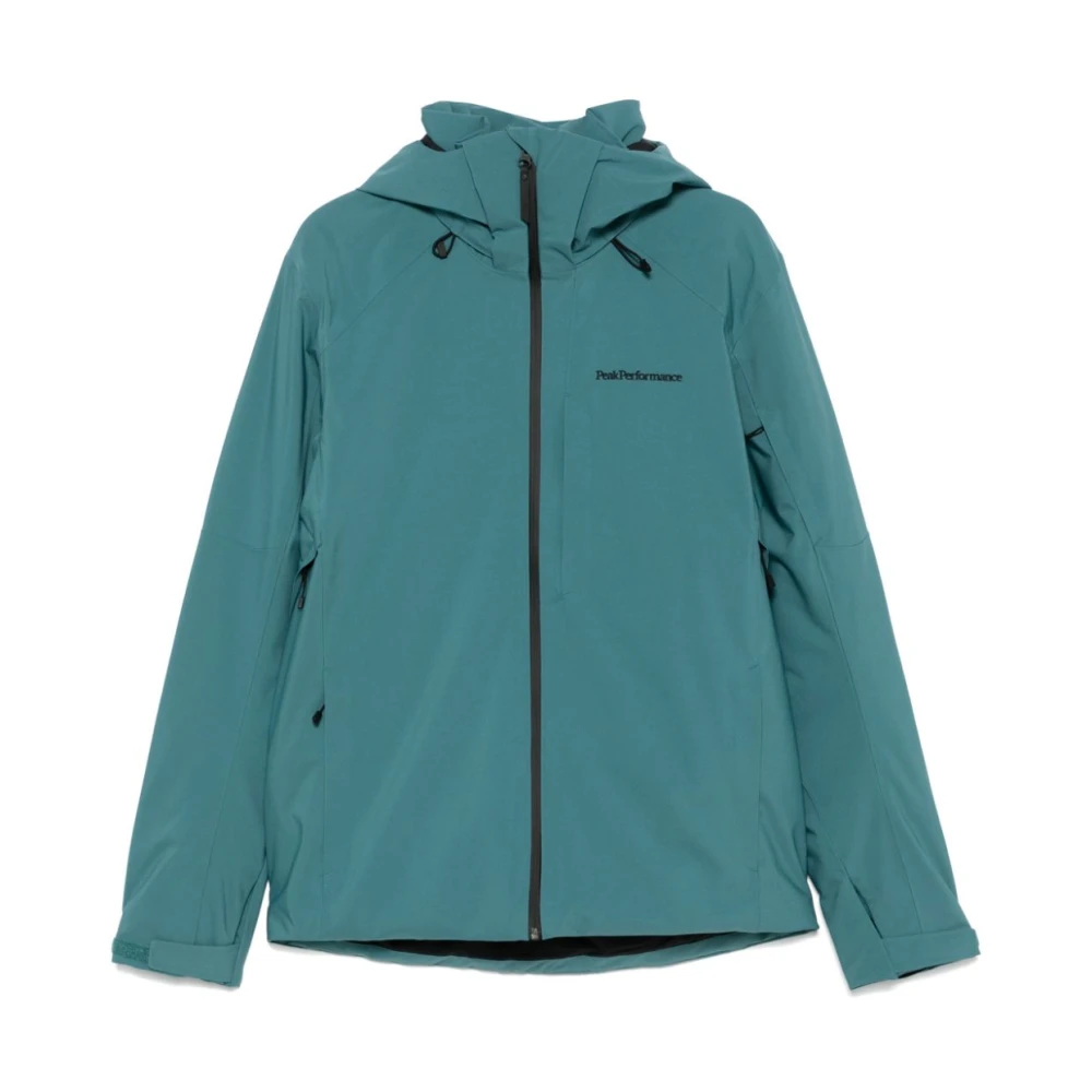 Peak Performance Turquoise Waterdichte Geïsoleerde Jas Blue Heren