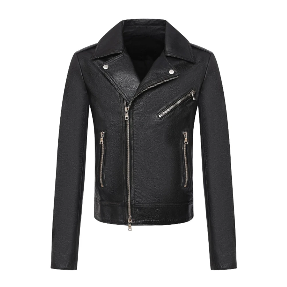 Jackets > Leather Jackets - - Balmain - Modalova