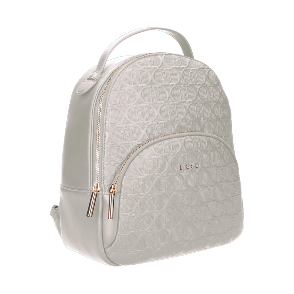 Liu Jo Champagne Ivory Synthetische Rugzak Beige Dames