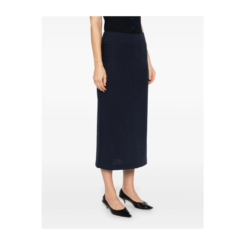 Paloma Wool Navy Pencil Rok Oyla Blue Dames