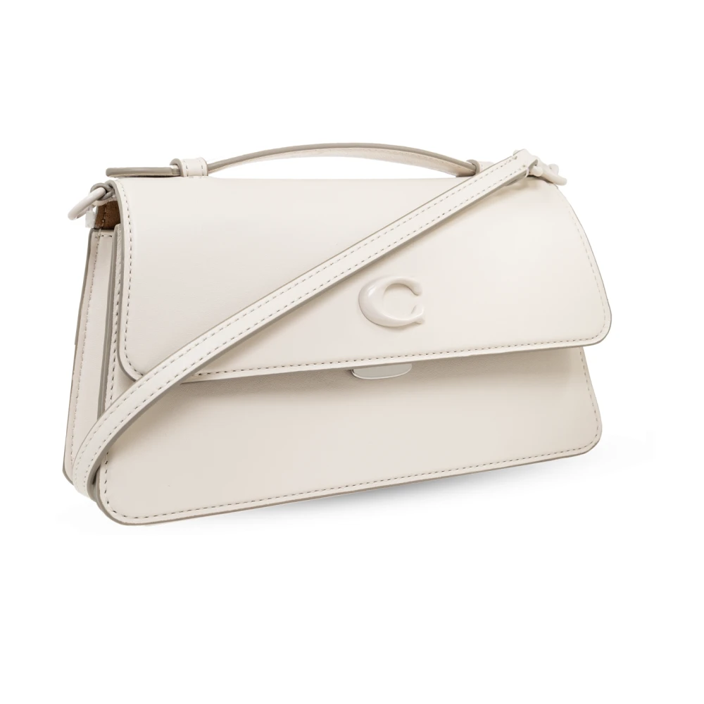 Coach Schoudertas Juno Beige Dames