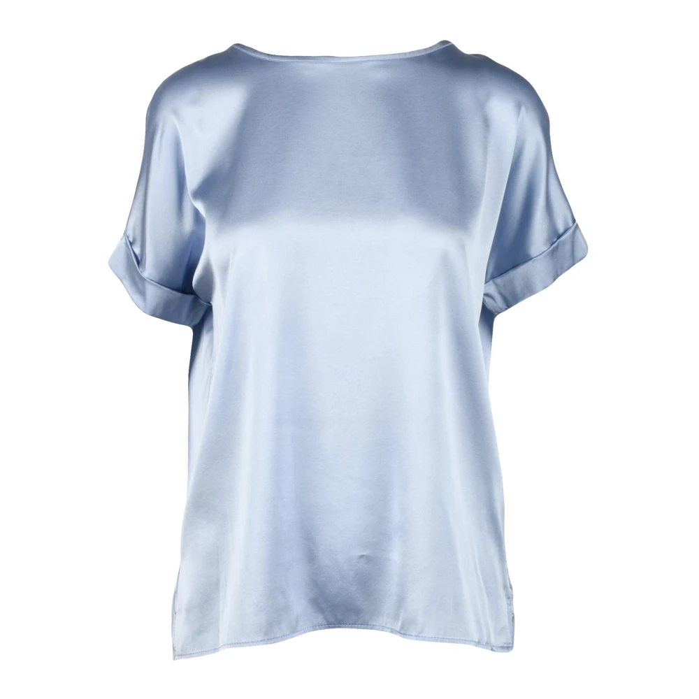 Wild Cashmere Blouse Blue Dames