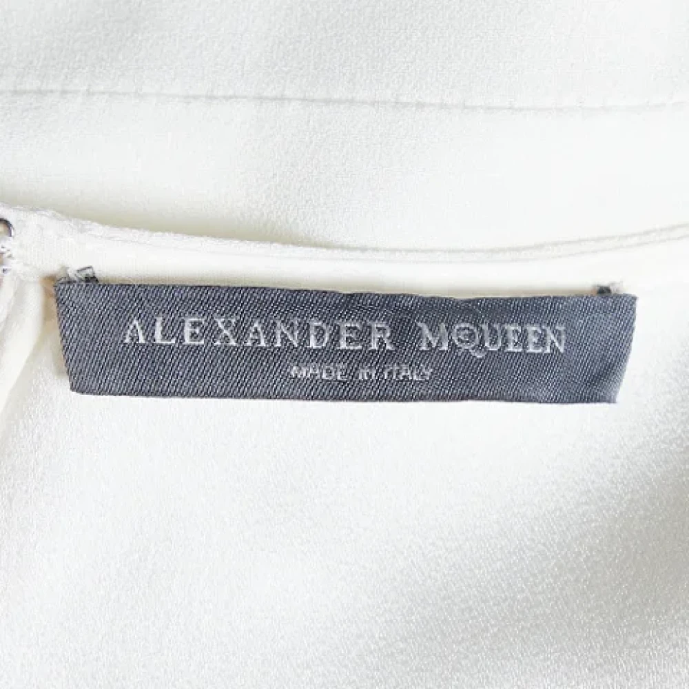 Alexander McQueen Pre-owned Fabric tops White Dames