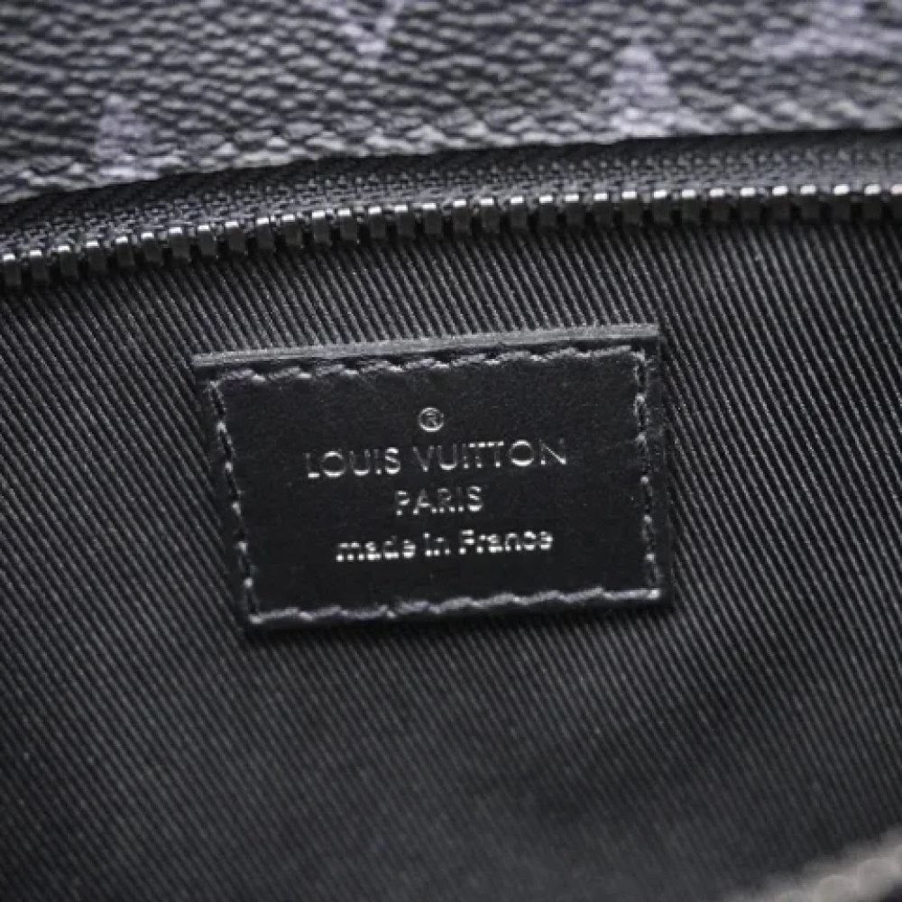 Louis Vuitton Vintage Pre-owned Fabric louis-vuitton-bags Black Heren