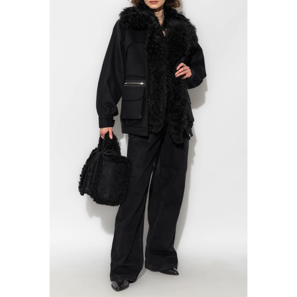 IRO Wollen jas Diassa Black Dames