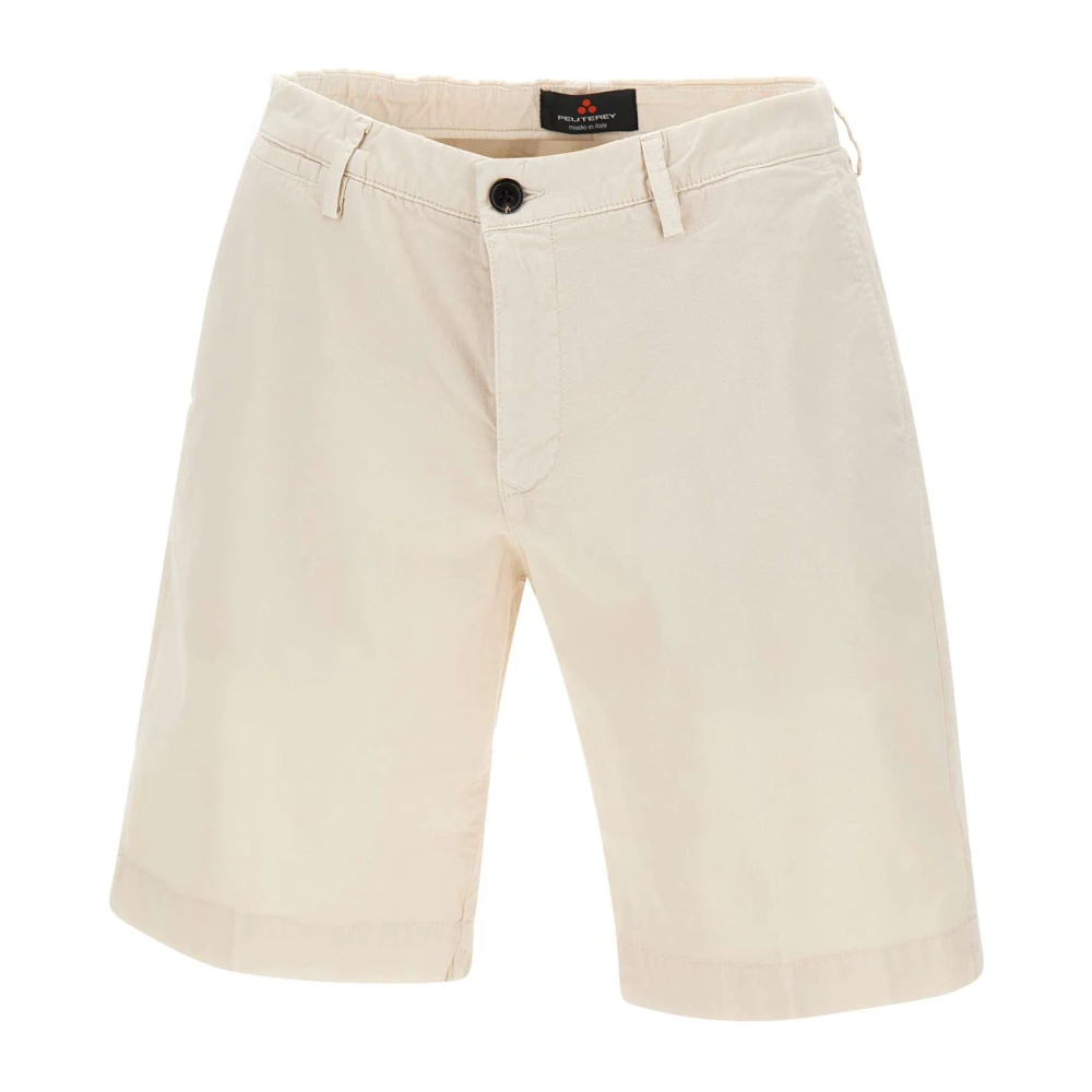 Peuterey White Blane Shorts - Male - Casual Shorts - L - Shorts