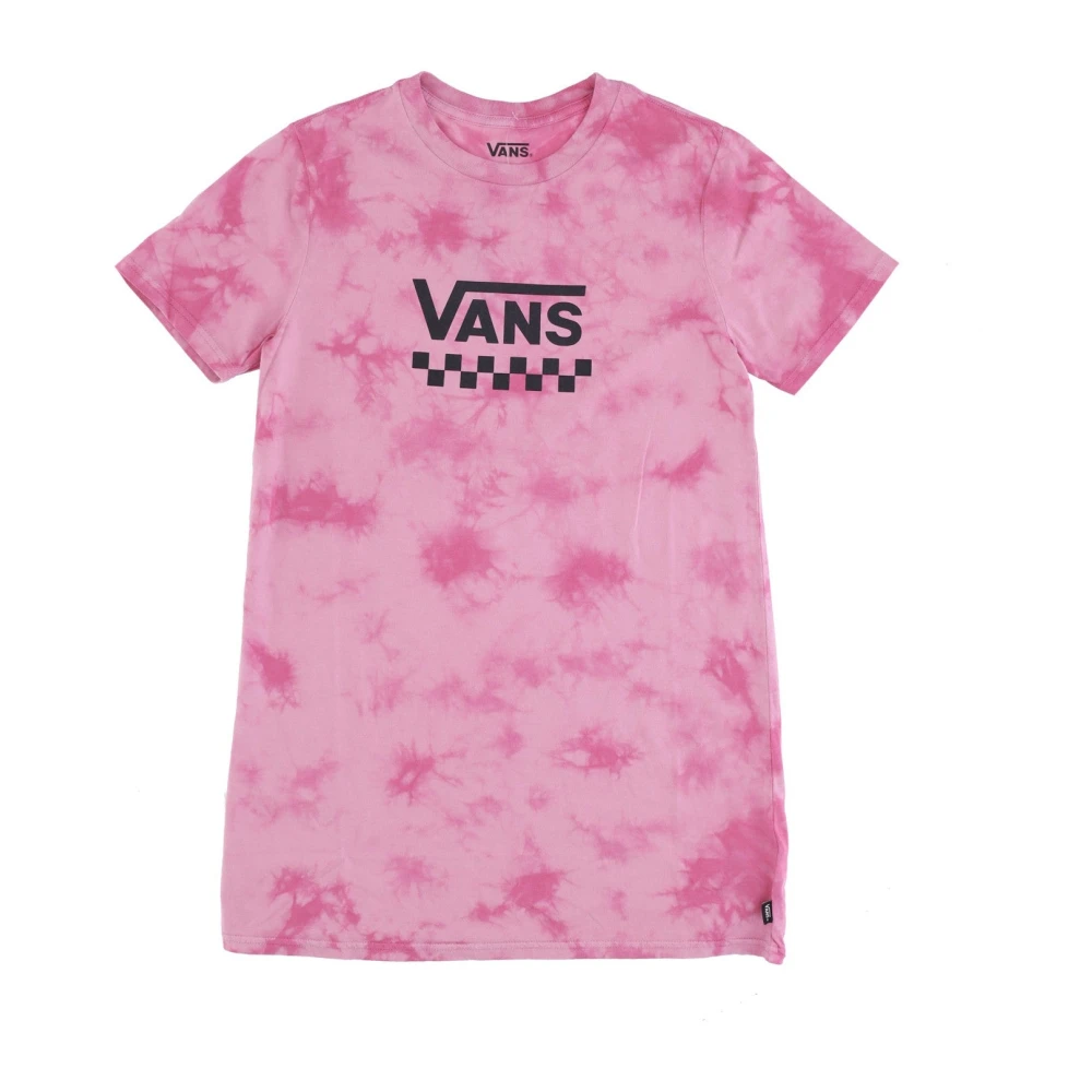 Vans Cloud Wash Tee Jurk Lilas Pink Dames