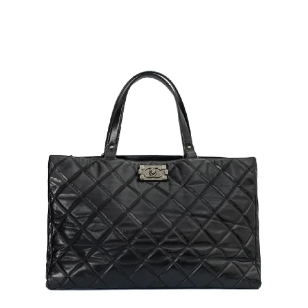 Chanel Vintage Pre-owned Leather chanel-bags Black Dames