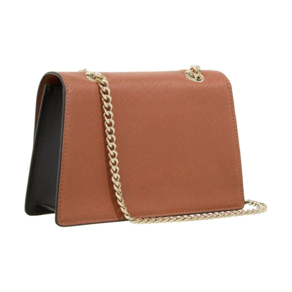 Just Cavalli Metalen Lettering Dames Tas ST Brown Dames