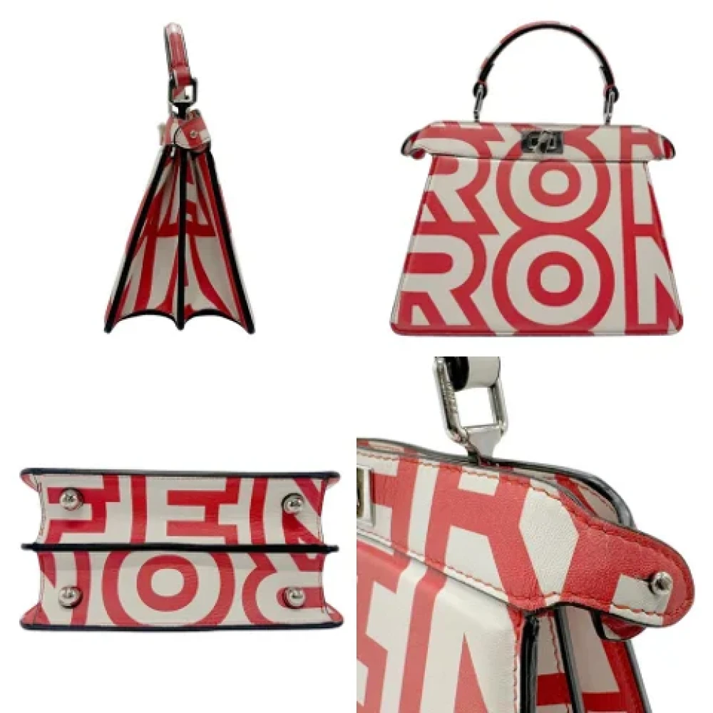 Fendi Vintage Pre-owned Leather fendi-bags Red Dames