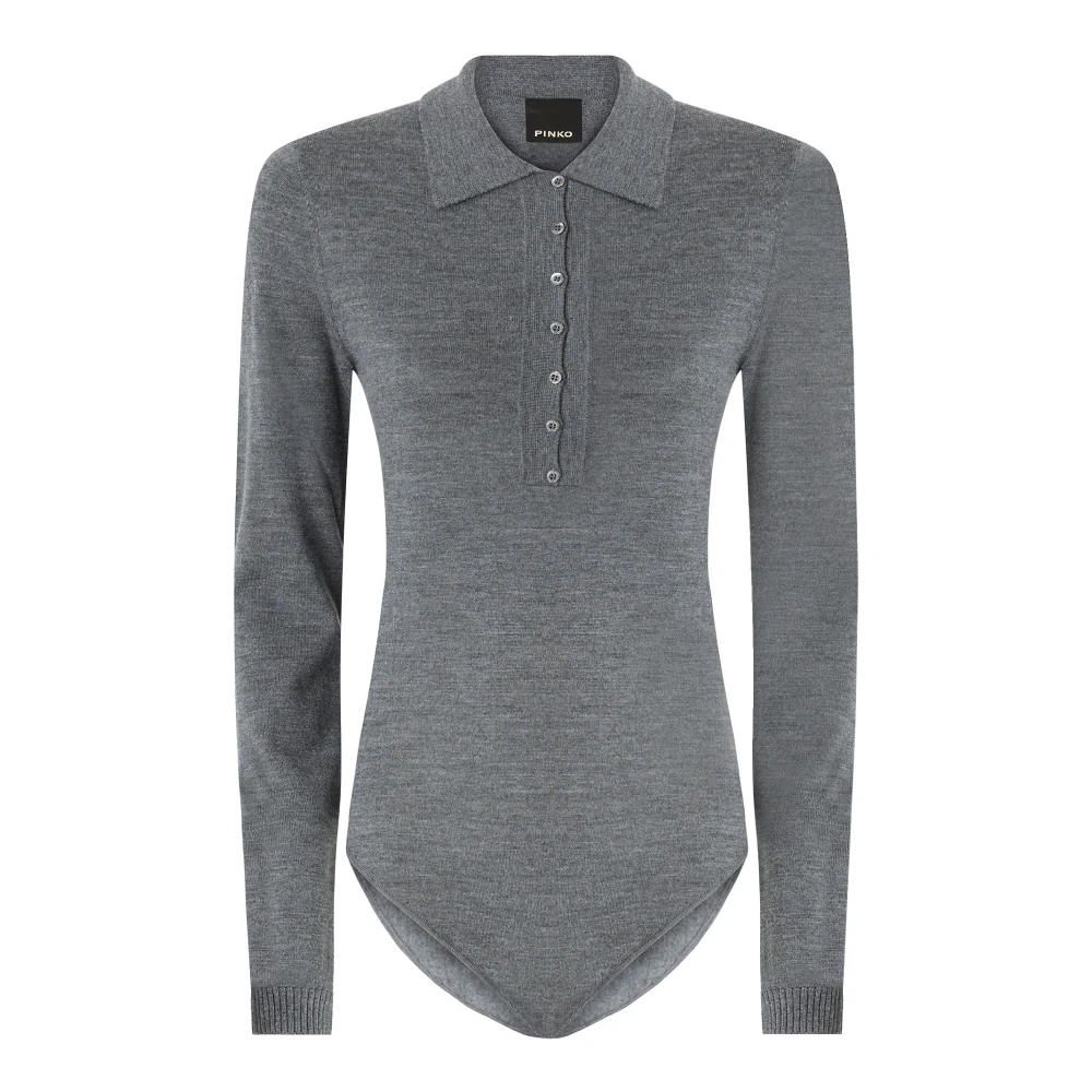 Pinko Donna Grigio Top, S, New,