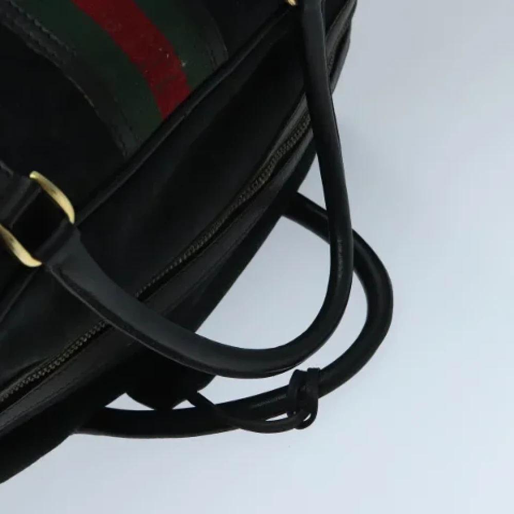 Gucci Vintage Pre-owned Canvas gucci-bags Black Dames