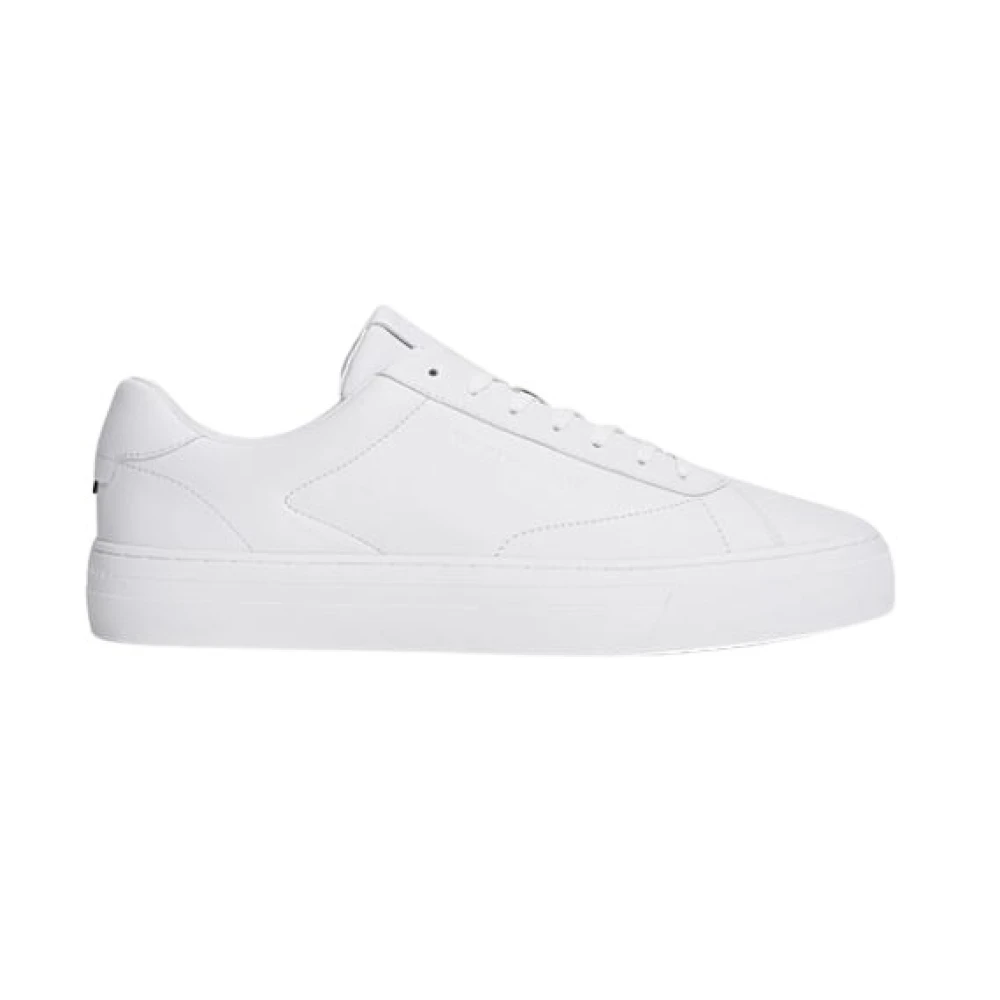 Tommy Hilfiger Men's White Trainers For A Stylish Look - Sneakers - 12 Uk - Shoes