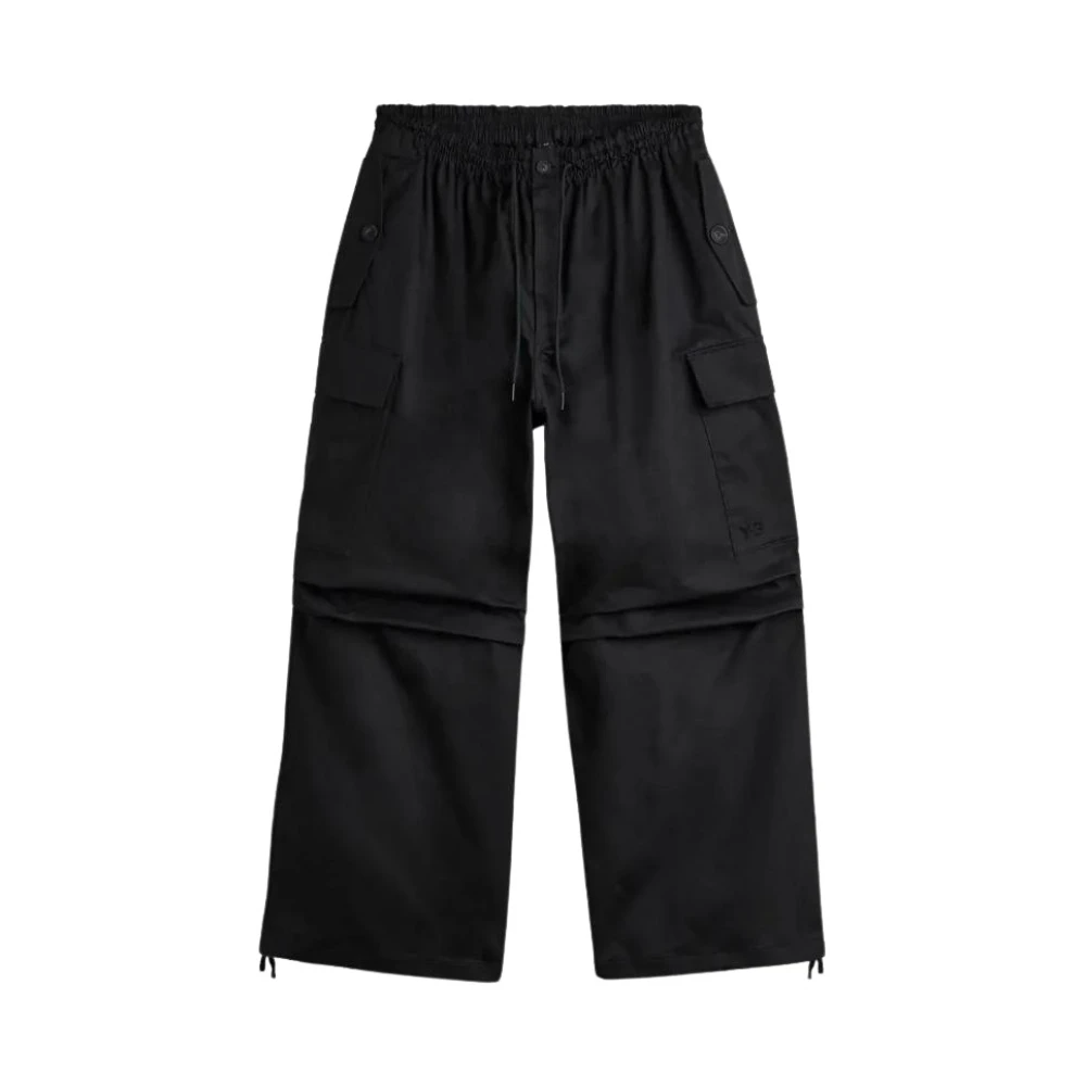 Y-3 Men's Black Straight Trousers, Xs, U Ut Cargo Pant