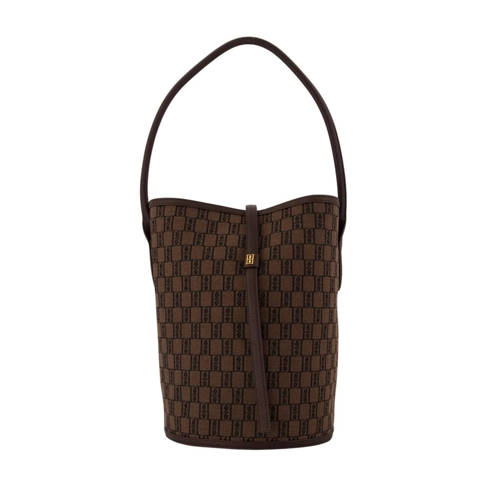 By Malene Birger, Tassen , Dames, Bruin, ONE Size, Katoen, Maryllon Bucket Bag