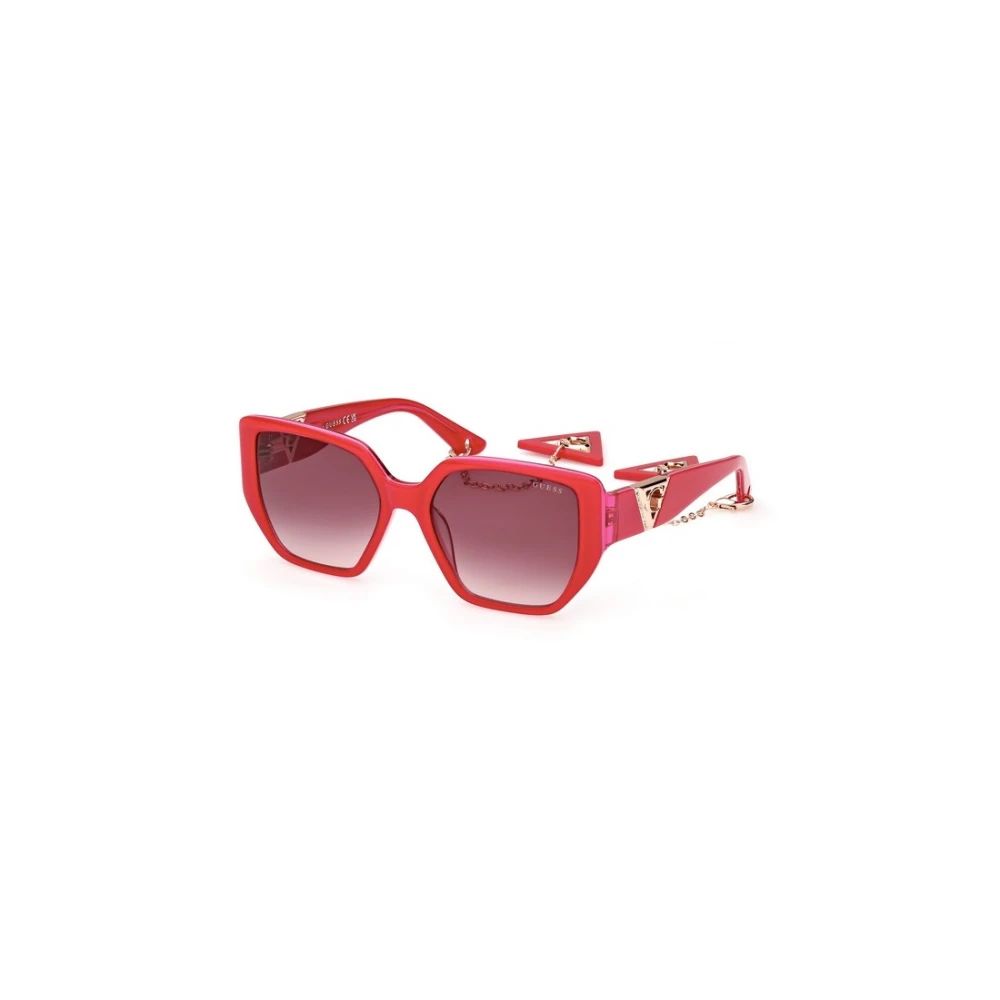 Guess Women's Pink Sunglasses, 55 Mm, Authentic Glasses With Top-Notch Service