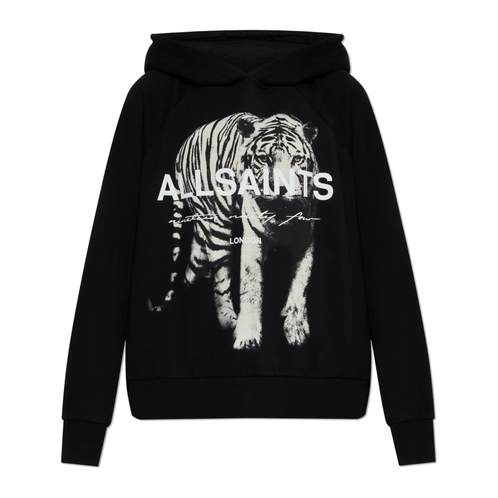 AllSaints Kit hoodie Black Dames