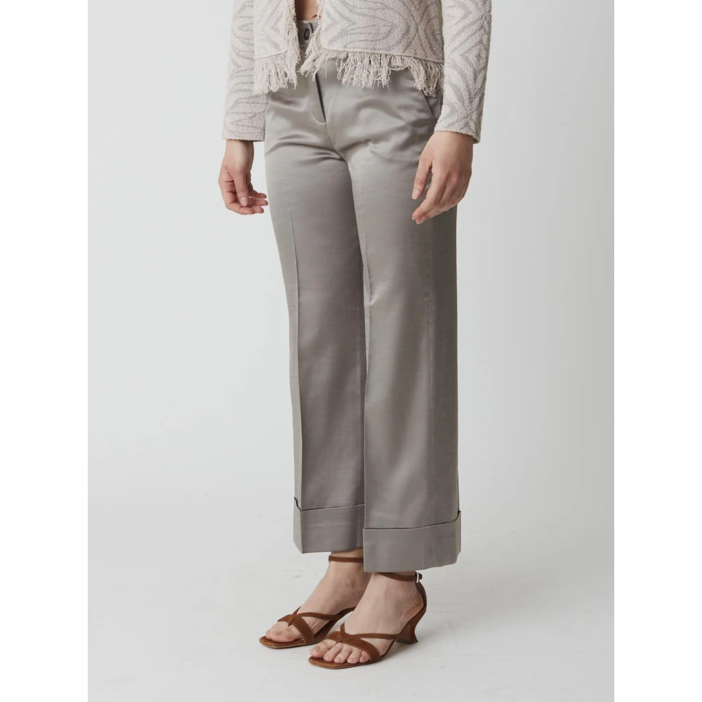 Via Masini 80 Stijlvolle Broek Gray Dames