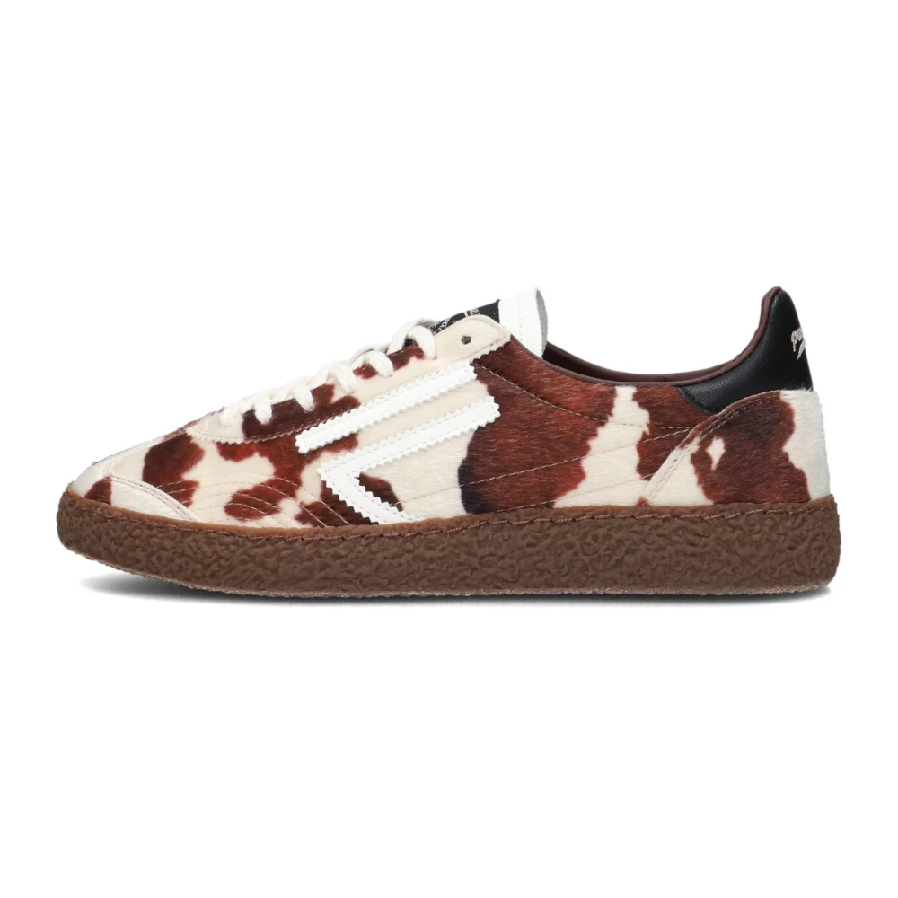 Puraai Casual Bruine Sneakers Dames Schoenen Veelkleurig Multicolor