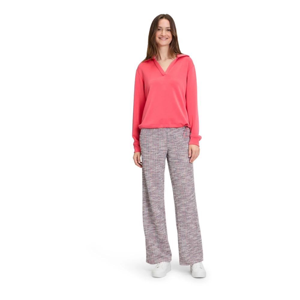 Betty & Co Broek met structuur om in te stappen Multicolor Dames