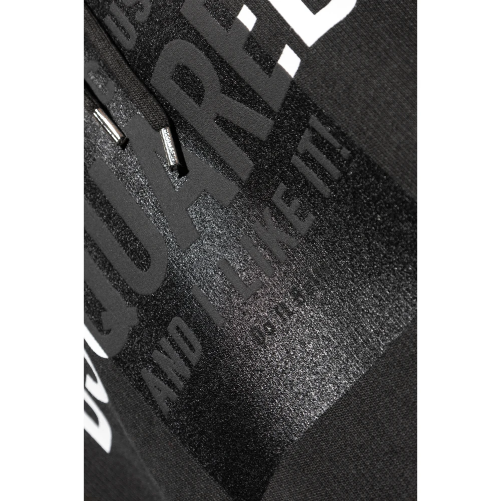 Dsquared2 Sweatshirt met logo Black Heren