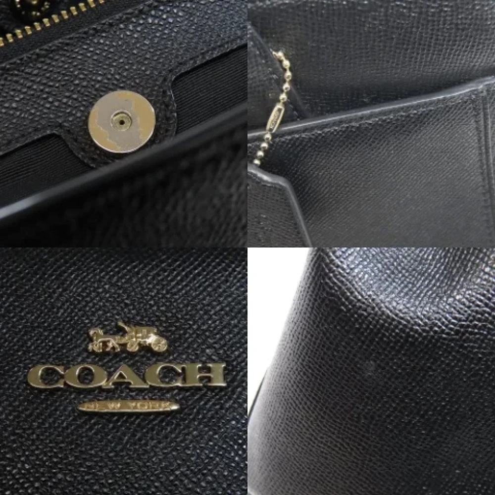 Coach Pre-owned Leather shoulder-bags Black Dames