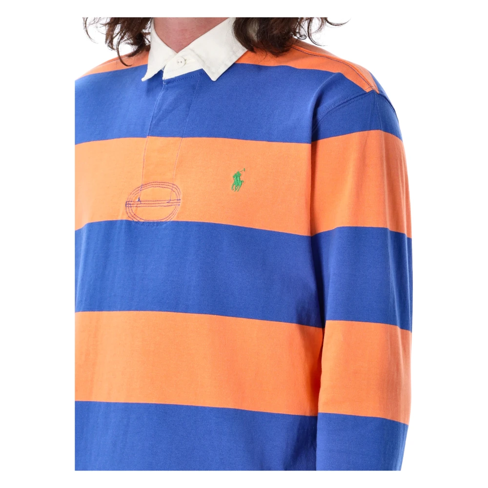 Polo Ralph Lauren Lange Mouw Rugby Polo Shirt Multicolor Heren