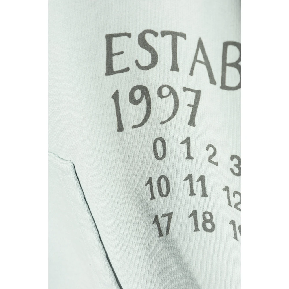 MM6 Maison Margiela Hoodie Blue Heren