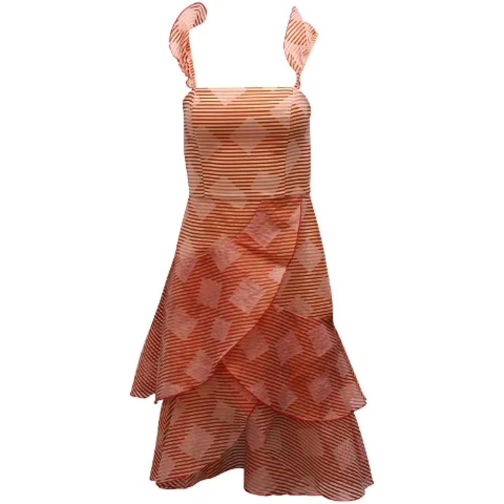 Alice + olivia Silk dresses Pink Dames