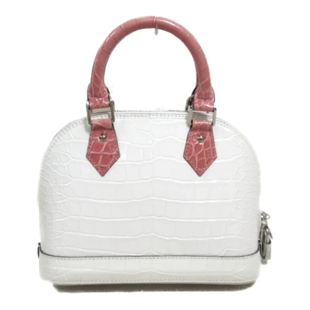 Louis Vuitton Vintage Pre-owned Plastic shoulder-bags White Dames