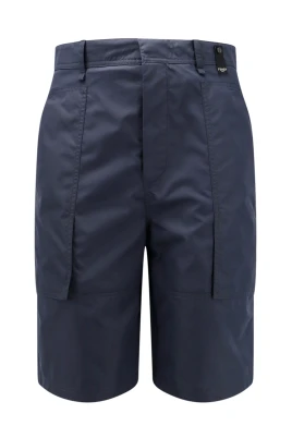 Cotton Bermudashorts med FF-detalj