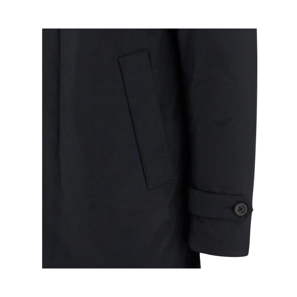 Herno Waterdichte 7 8 herenjas met veren vulling Blue Heren