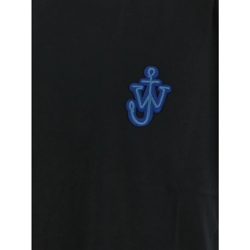 JW Anderson Katoenen Logo T-shirt Black Heren