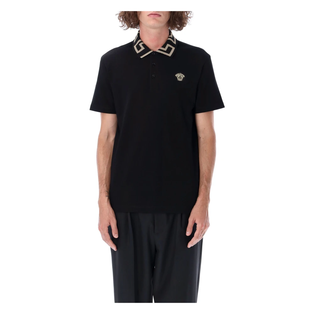 Versace Polo shirt A874021A04866 Black Heren