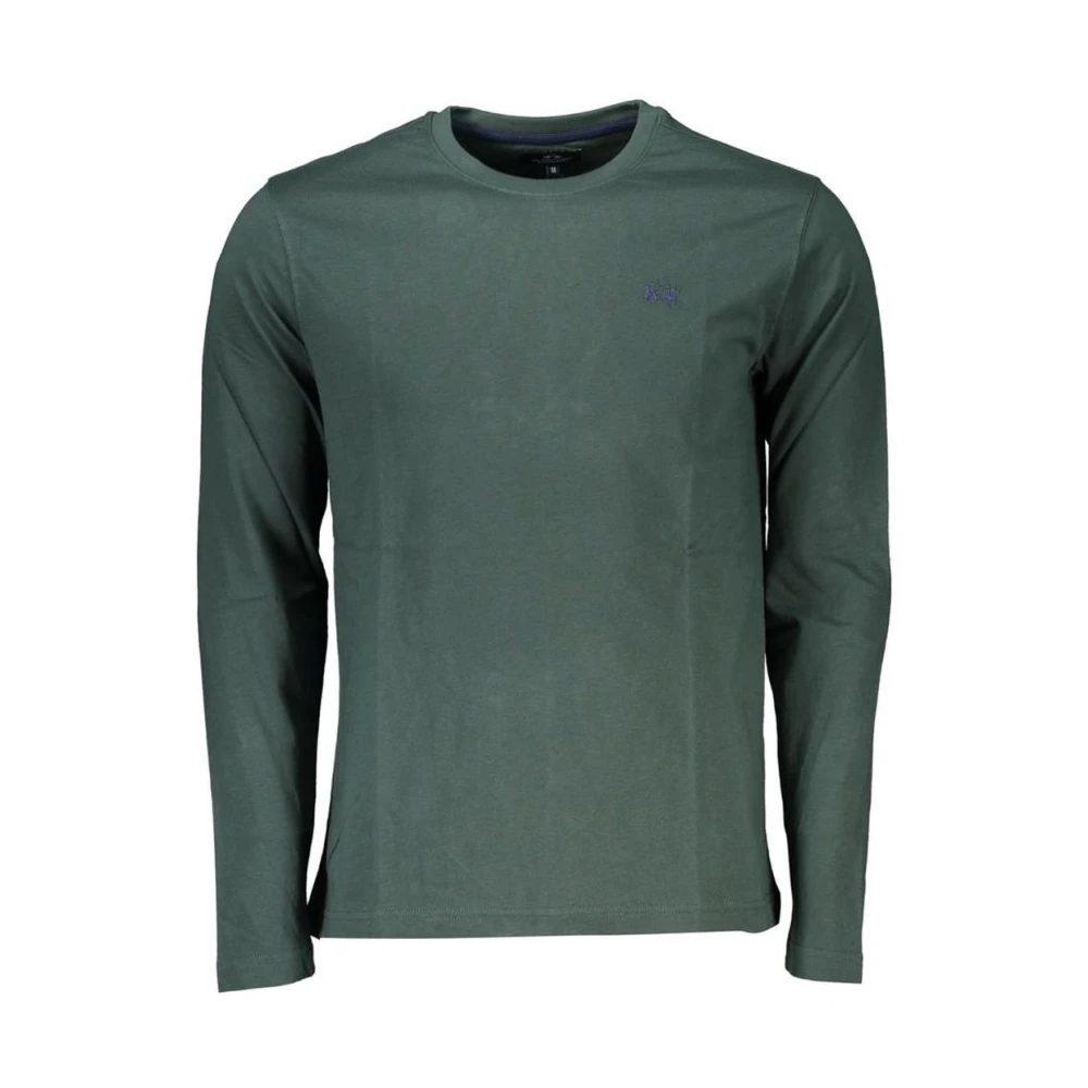 La Martina Men's Green Long Sleeve Casual T-Shirt