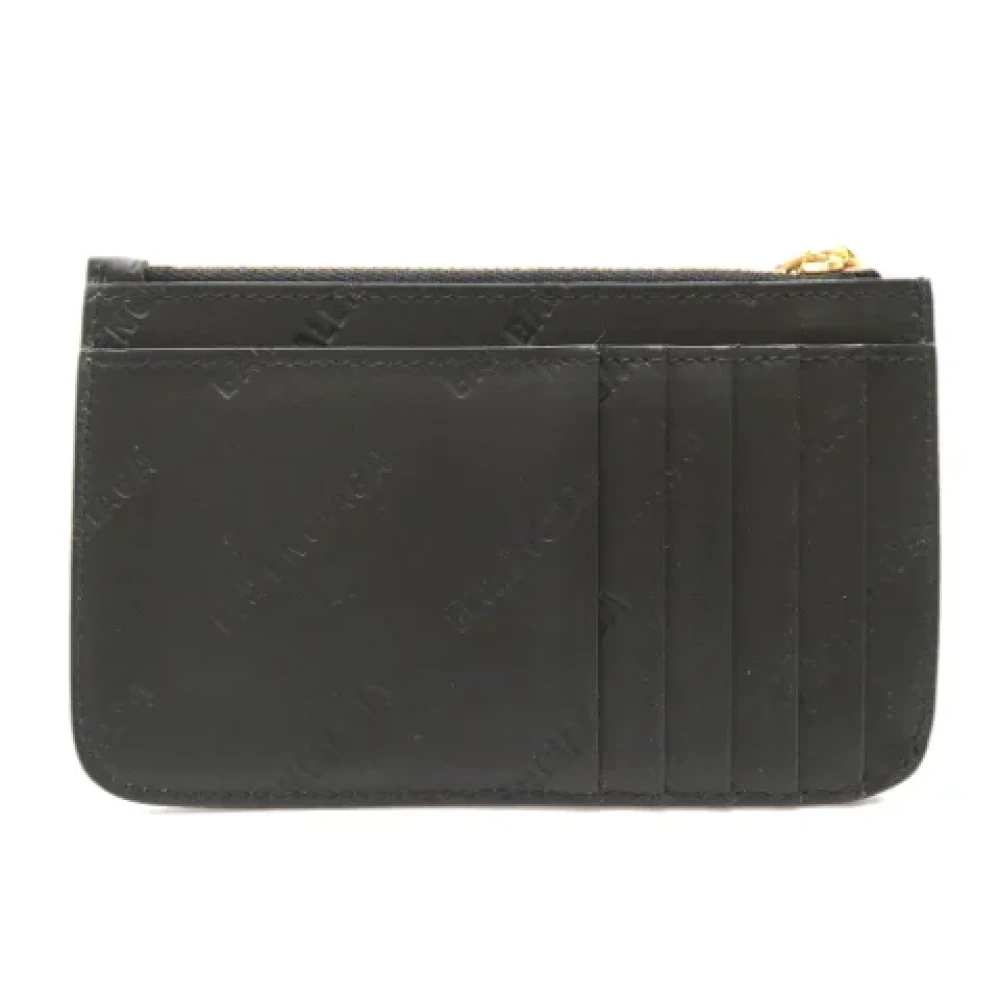 Balenciaga Vintage Pre-owned Leather wallets Black Heren