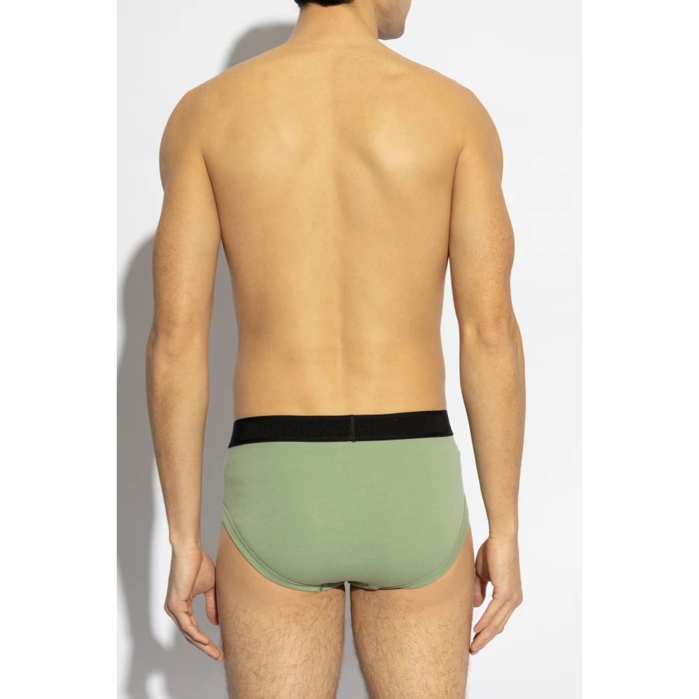 Tom Ford Katoenen slips Green Heren
