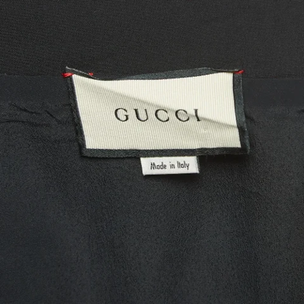 Gucci Vintage Pre-owned Fabric bottoms Black Dames