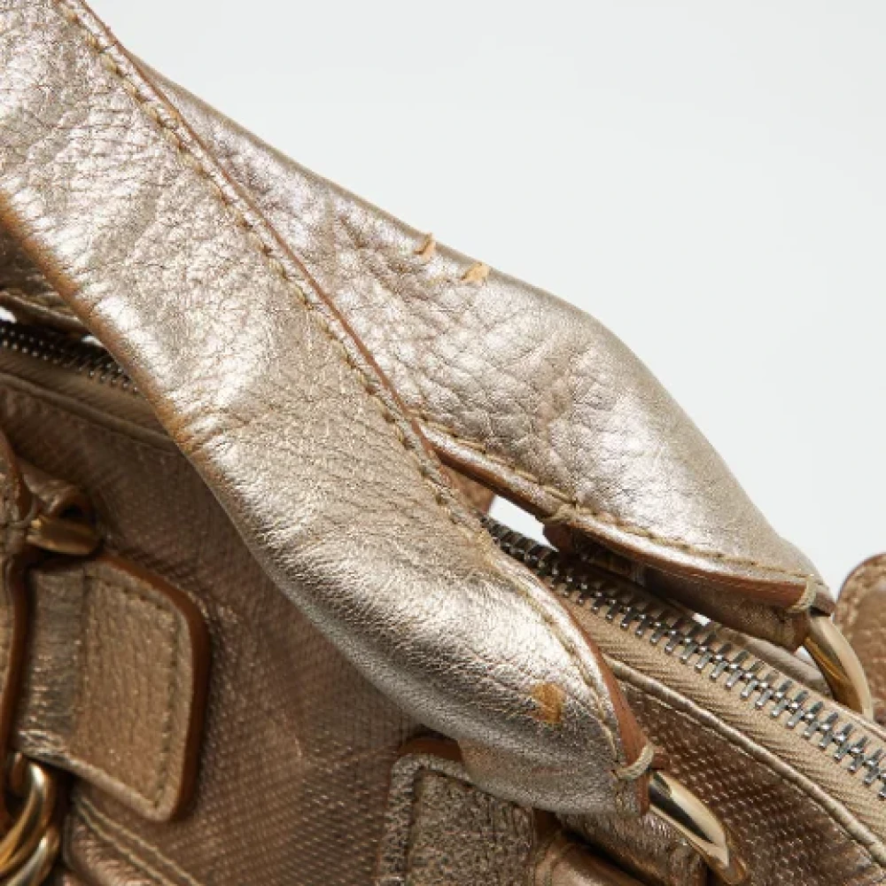 Chloé Pre-owned Leather handbags Yellow Dames