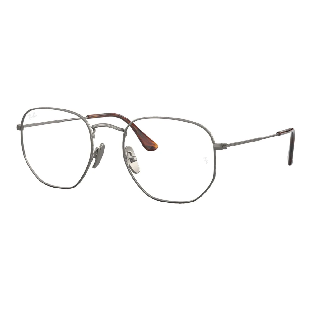 Ray-Ban Hexagonale brillenmonturen Gray Unisex
