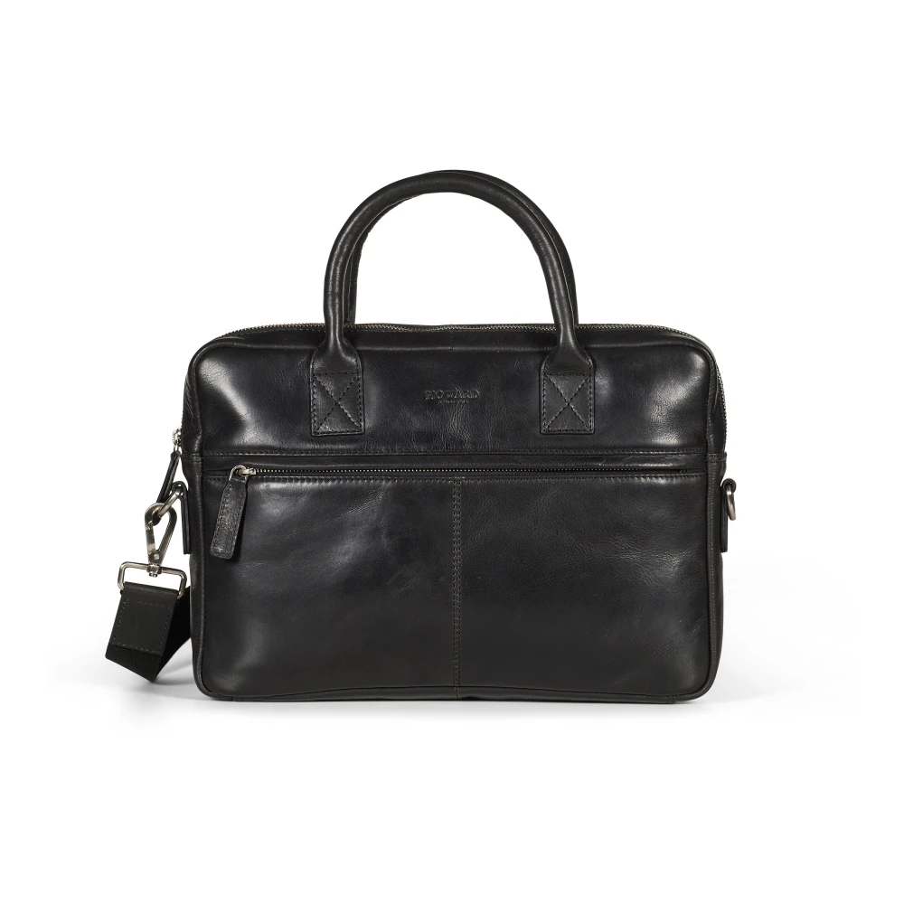 Schwarze Leder-Laptoptasche - Howard London - Modalova