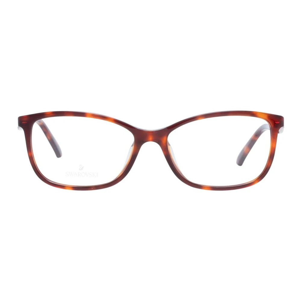 Swarovski Bruine Dames Rechthoekige Optische Brillen Brown Dames