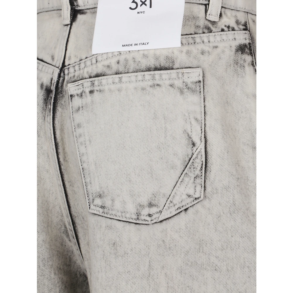 3X1 Denim Jeans Made in Italy Gray Dames