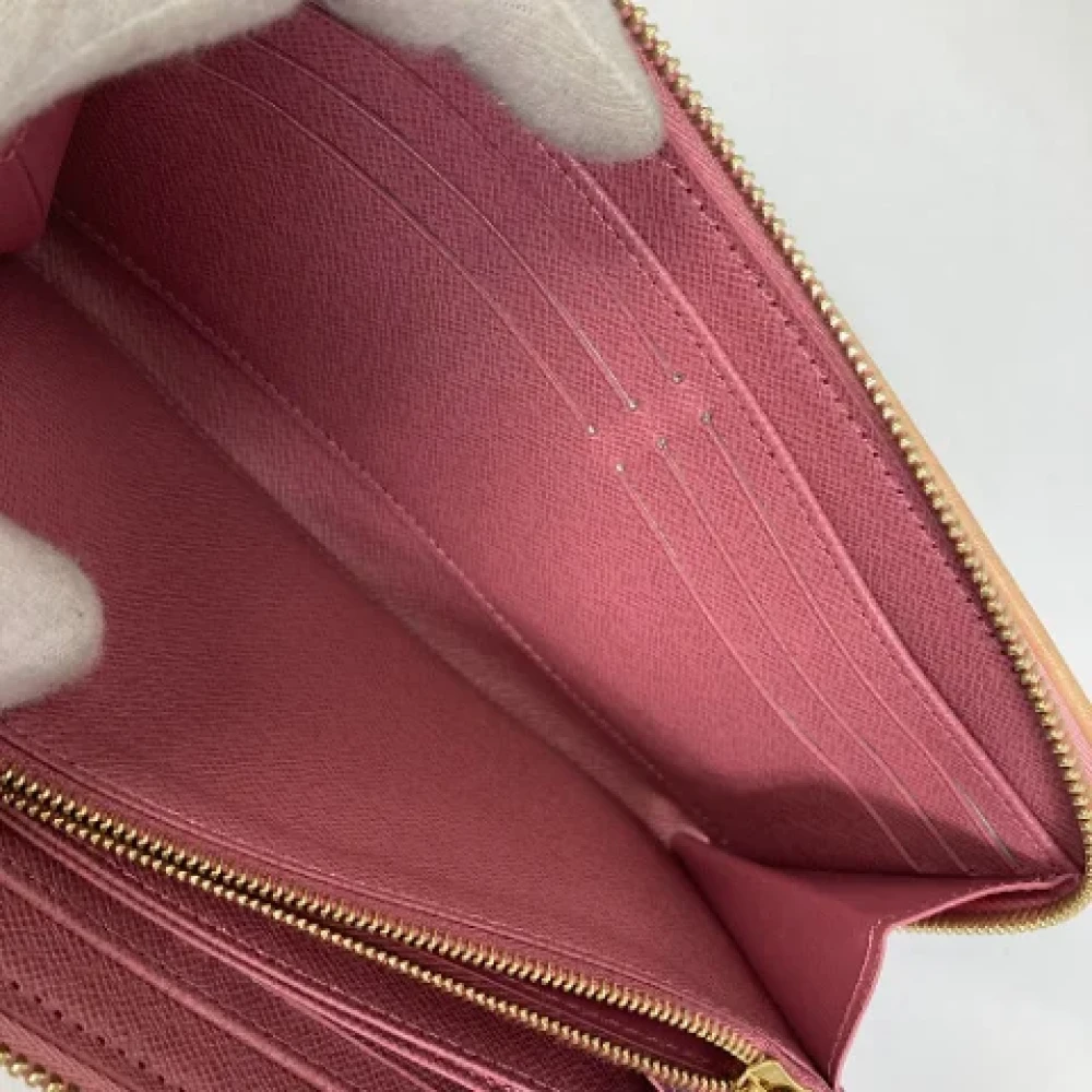 Louis Vuitton Vintage Pre-owned Denim wallets Pink Dames