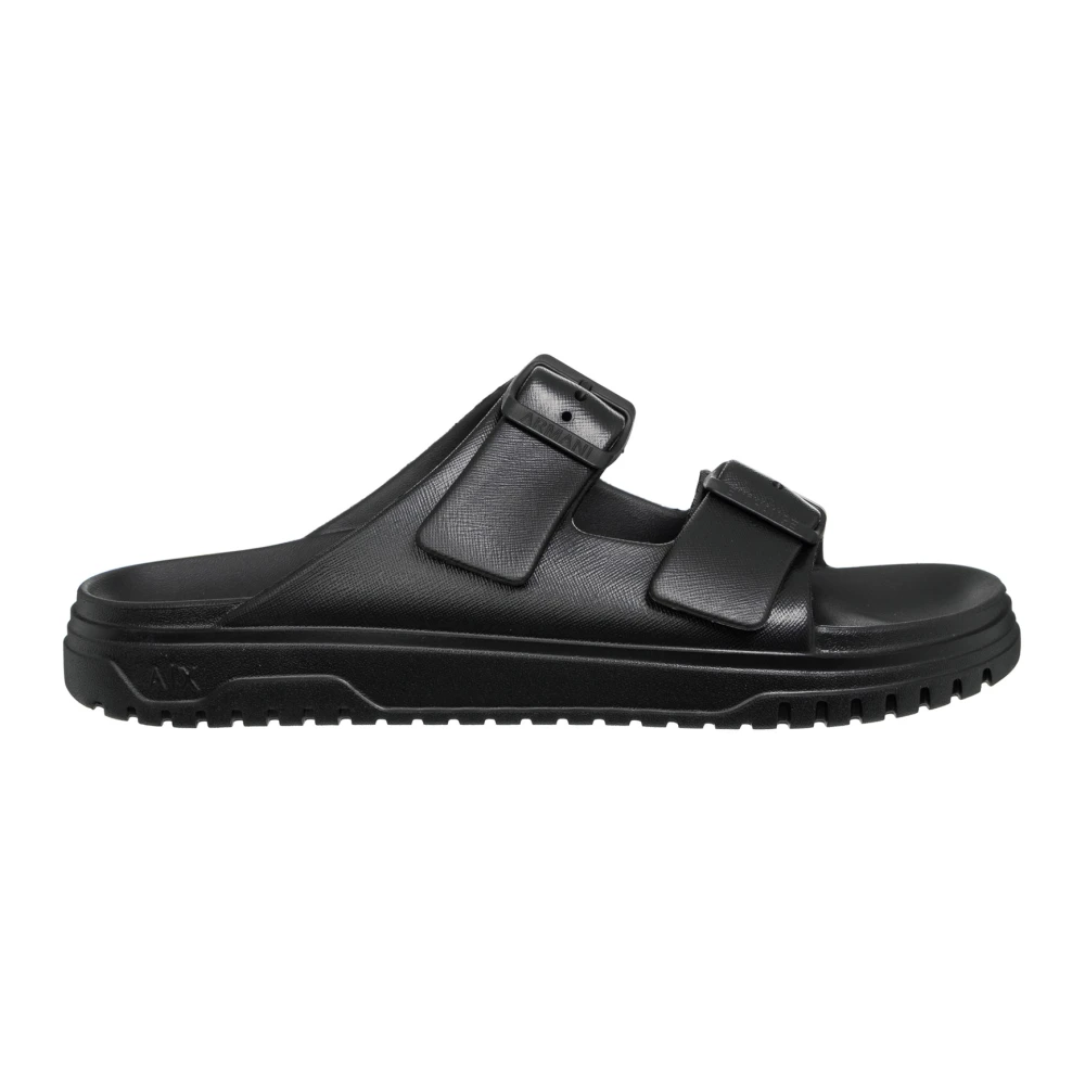 Armani Exchange Hombre Negro Zapatos, : Talla 43