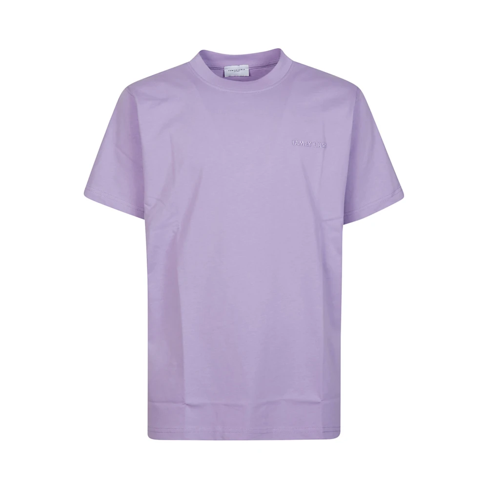 Family First Paars Symbool T-Shirt Purple Heren