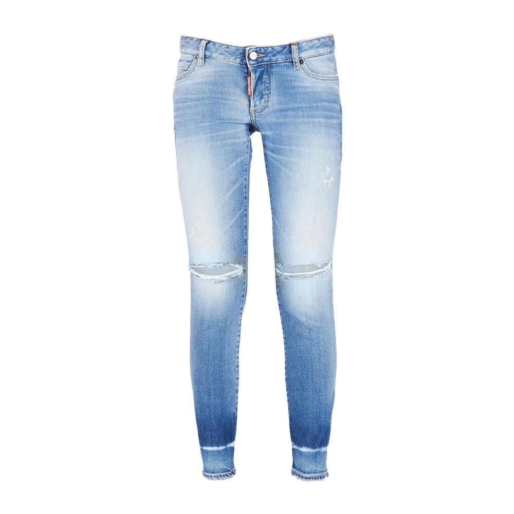 Dsquared2 Klassieke 5-Pocket Jeans Blue Dames