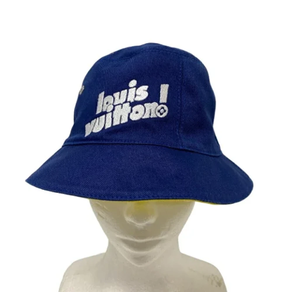 Louis Vuitton Vintage Pre-owned Fabric hats Blue Dames