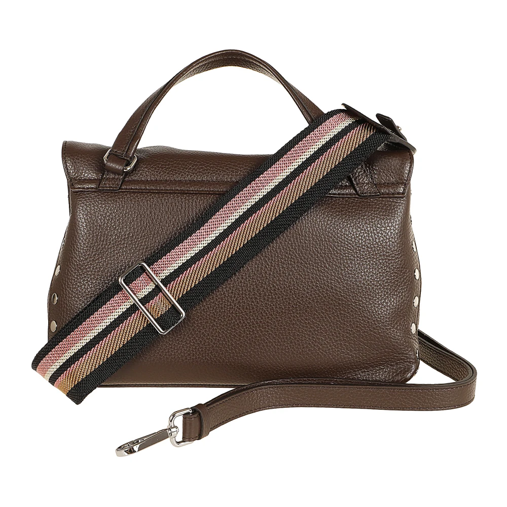 Zanellato Bruine Schoudertas Elegant Ontwerp Brown Dames